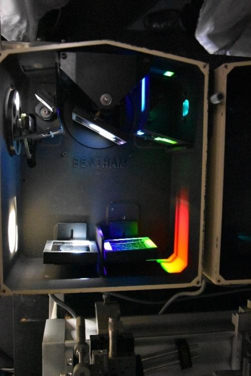 Radiometrieapparatuur: dubbele monochromator