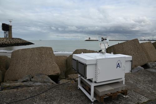 SEMPAS instrument on land close to the sea border.